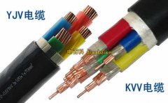 yjv与kvv电缆区别及如何选型？电力电缆与控制电缆用途分别有